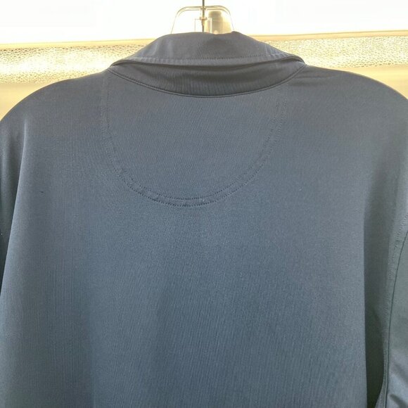 FG Tech Men's Short Sleeve Polo Shirt Navy/Multi Size Medium - Picture 6 of 9